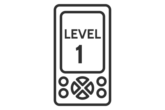 Game Console Line Icon: A Modern Graphic for Playful Branding