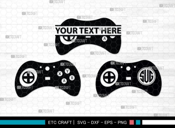 Game Controller SVG Monogram – A Playful Graphic Design Asset for Modern Crafts & Branding