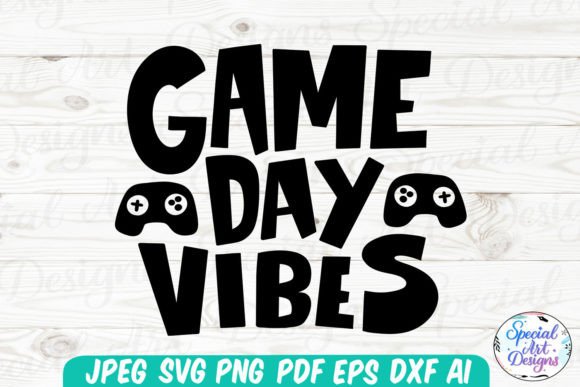 Game Day Vibes SVG – Handmade Graphics for Lifestyle Blogs and Crafts Content