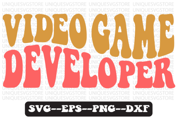 h1Video Game Developer Retro SVG Design for Crafts & Graphics Sellers/h1