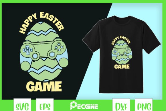 Happy Easter Graphics: A Crafts Designer’s Take on the Easter Egg Game Controller Design Bundle