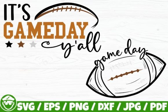 It's Gameday Y'all – A Crafty Graphic Design Asset for Bold, Playful Branding