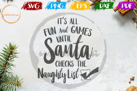 It’s All Fun and Game Until Santa Check – Festive Graphics for Real Business Branding
