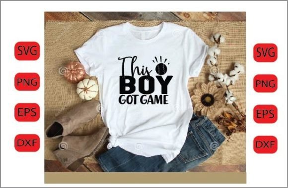 This Boy Got Game SVG Design for Crafts & Graphics Sellers