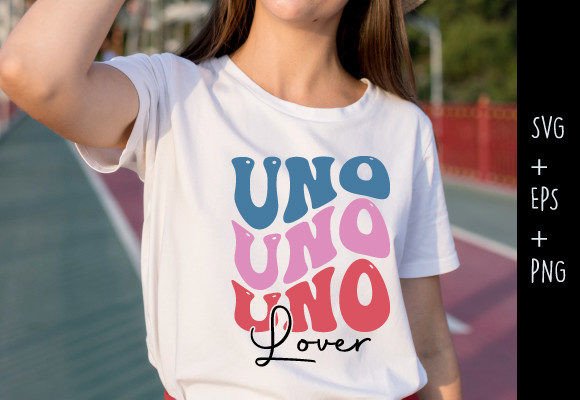 Uno Lover Indoor Game Typo Retro SVG: Retro Typography for Real Business Branding