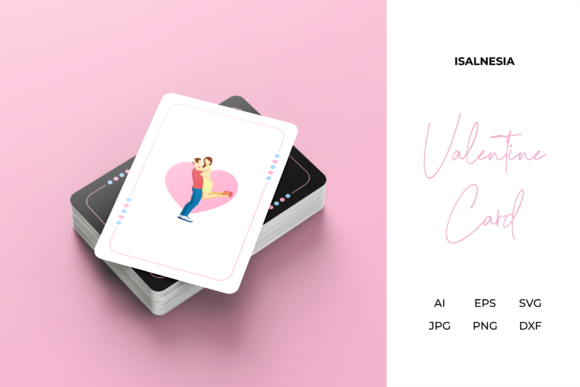 Valentine Love Game Card Designs Vector for Crafts & Graphics Projects