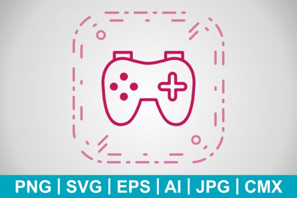 Vector Video Game Icon: A Playful, Versatile Graphic for Local Branding
